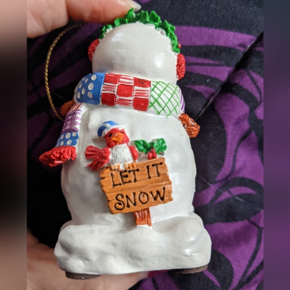 Snowman Ornament in a Tin - Picture 5 of 12